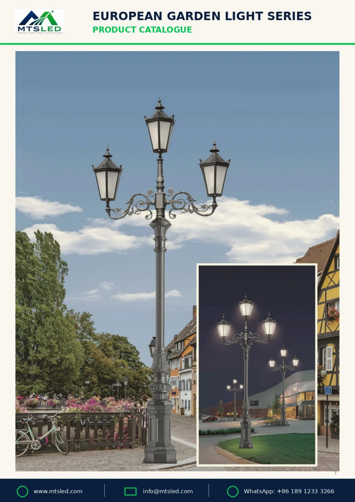 Commercial, Industrial & Outdoor LED Lighting Manufacturer Euro Garden P07