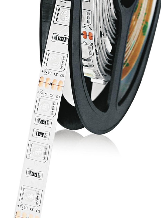 Flexible LED strip light reel for commercial lighting projects
