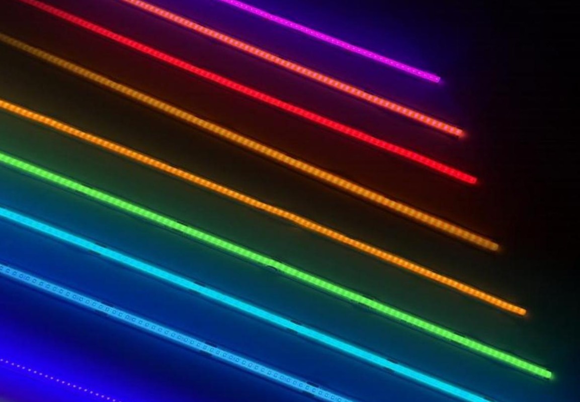 RGB silicone LED neon flex strip lights for linear accent lighting